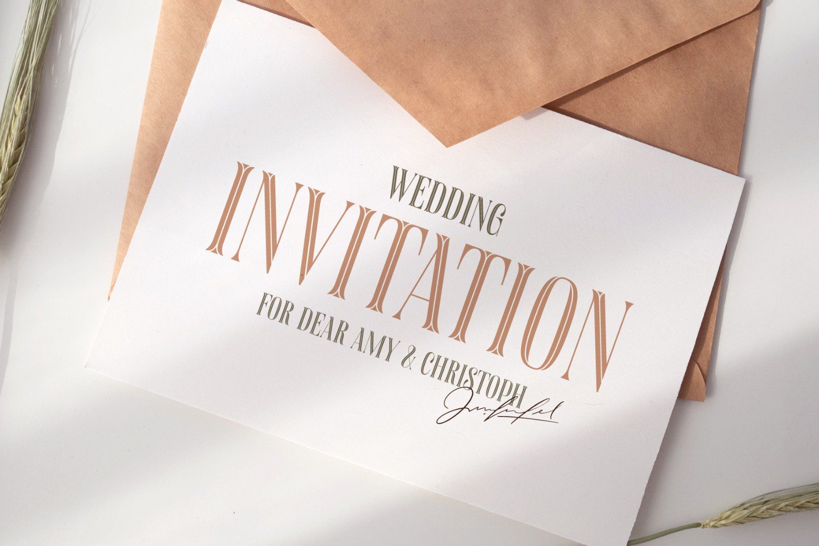 Aquatory Vintage Font and Template. — image 4