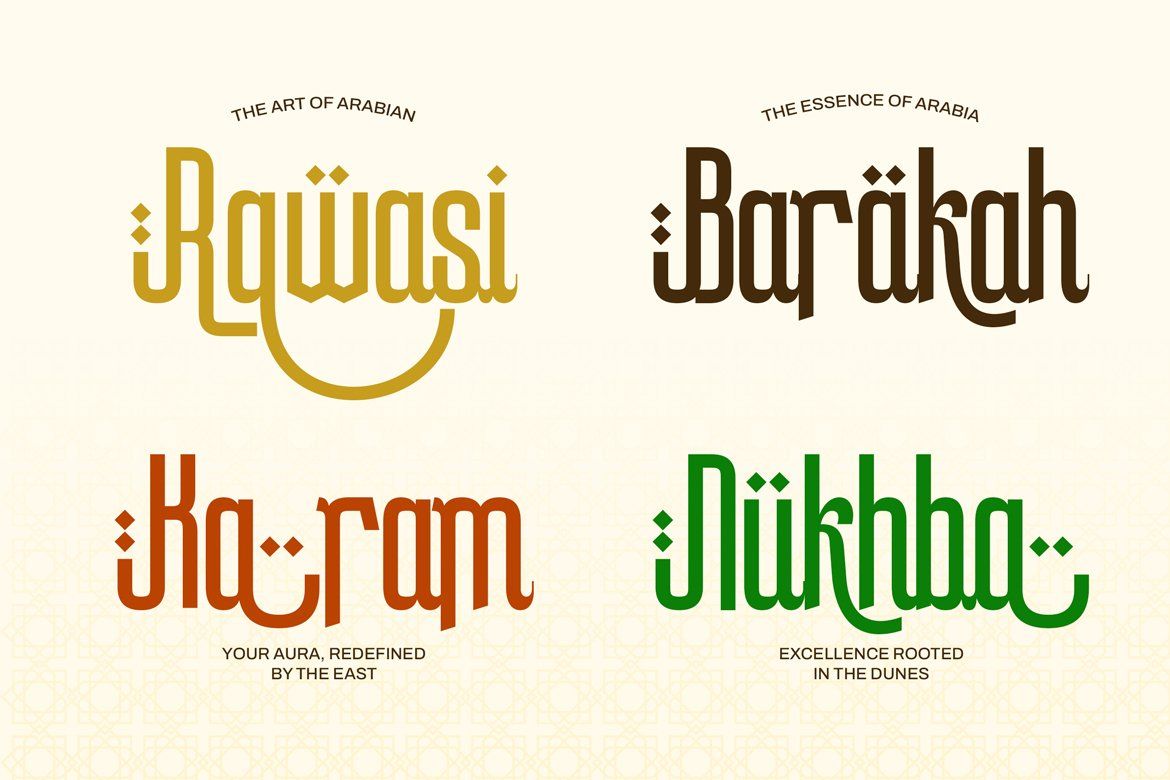 Arabica Neue Modern Islamic Arabic