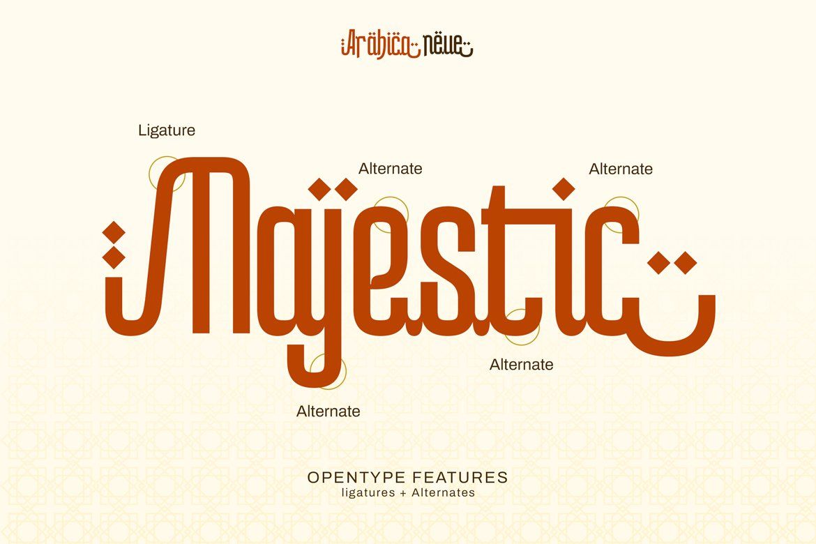 Arabica Neue Modern Islamic Arabic