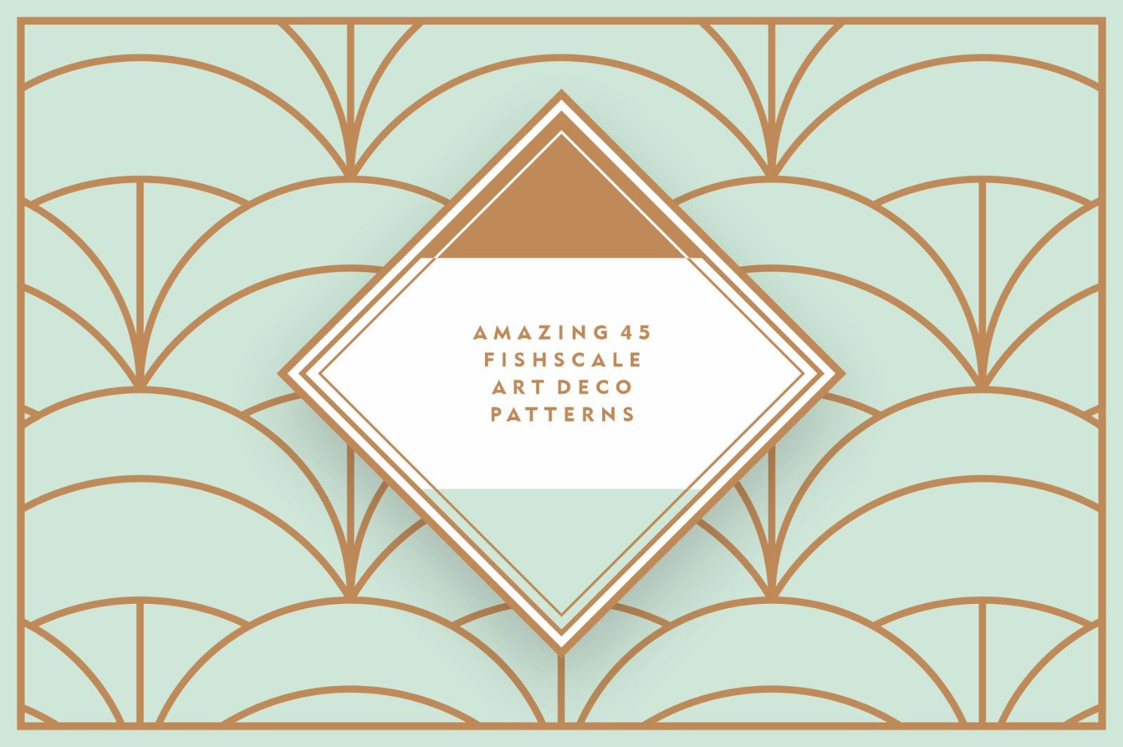 Fish Scale Art Deco Patterns — image 2
