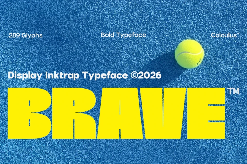 CC Brave - Bold Inktrap Display