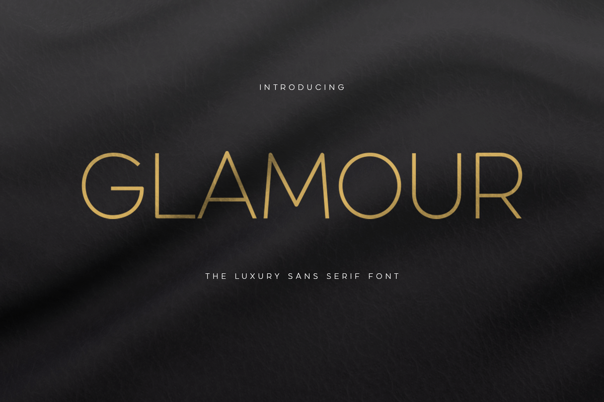 GLAMOUR - Luxury Sans Serif Font — image 1