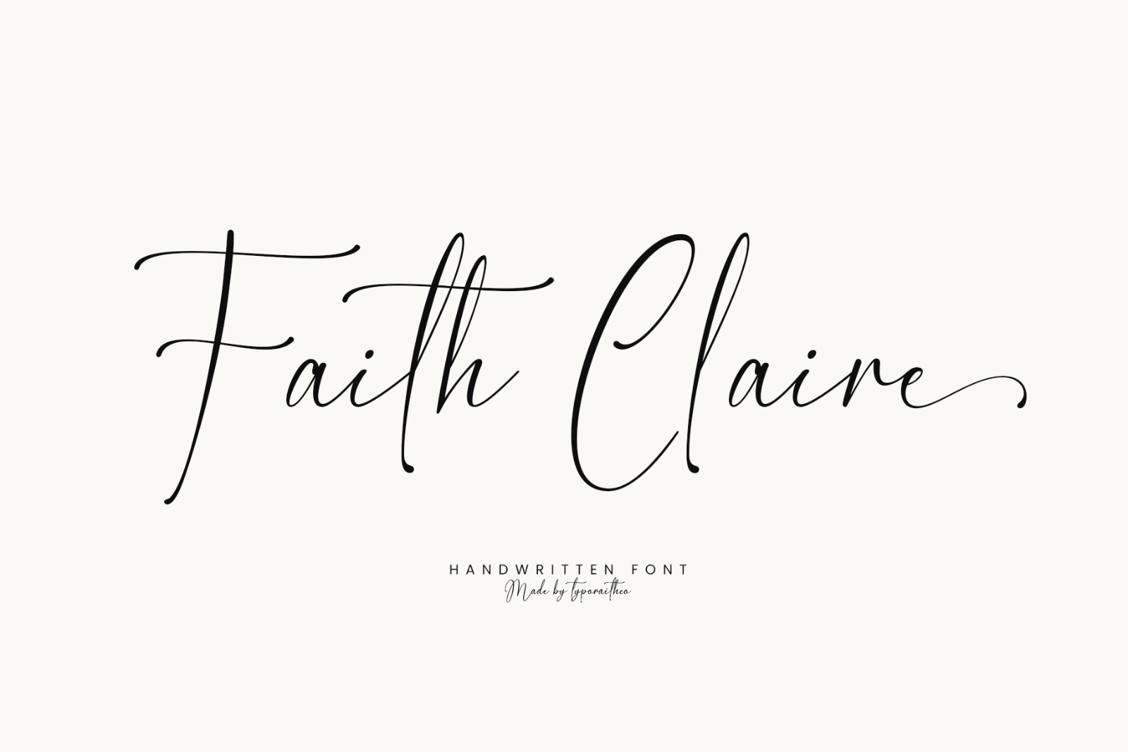 Faith Claire | Signature Script Font — image 1