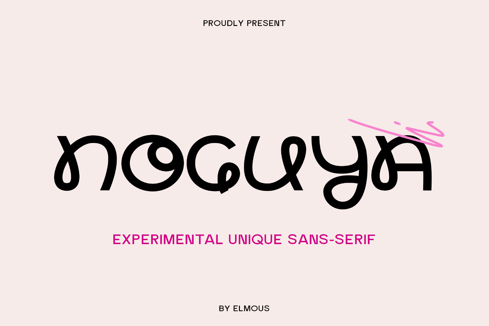 Noguya - Experimental Unique Sans Font — image 7