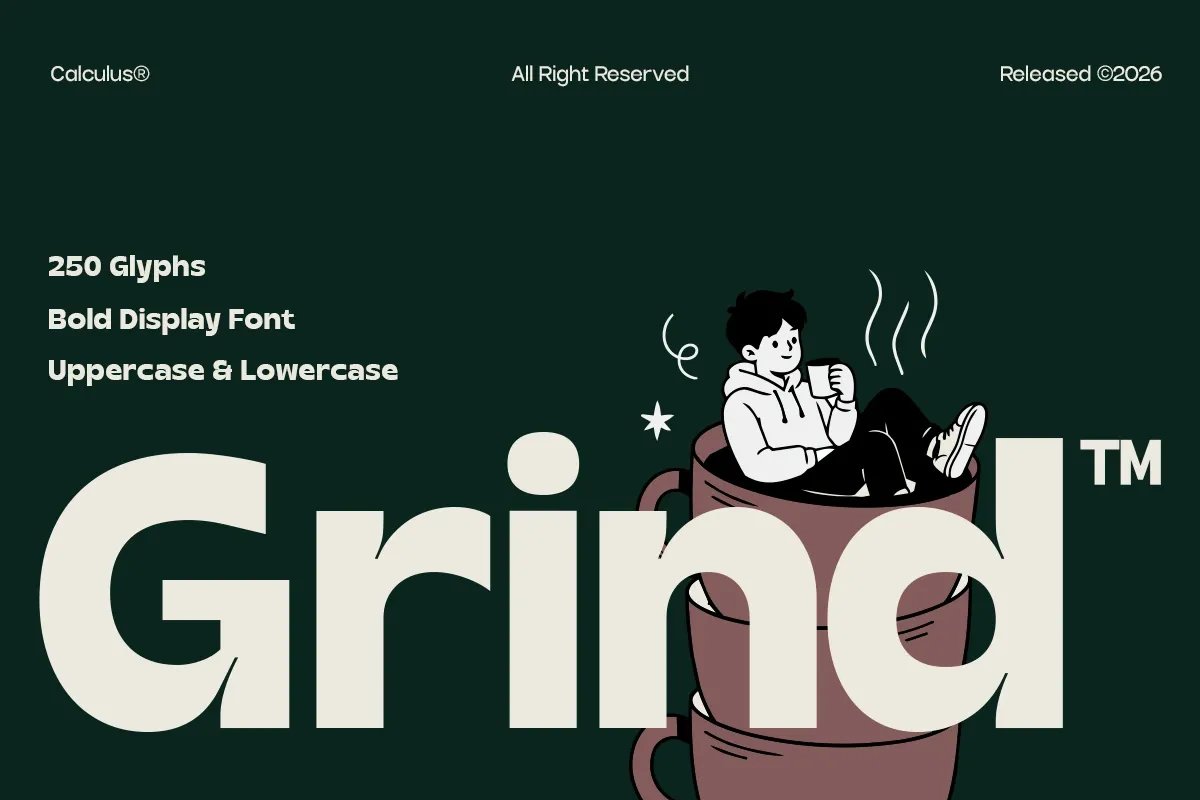 CC Grind – Groovy Bold Sans — image 1