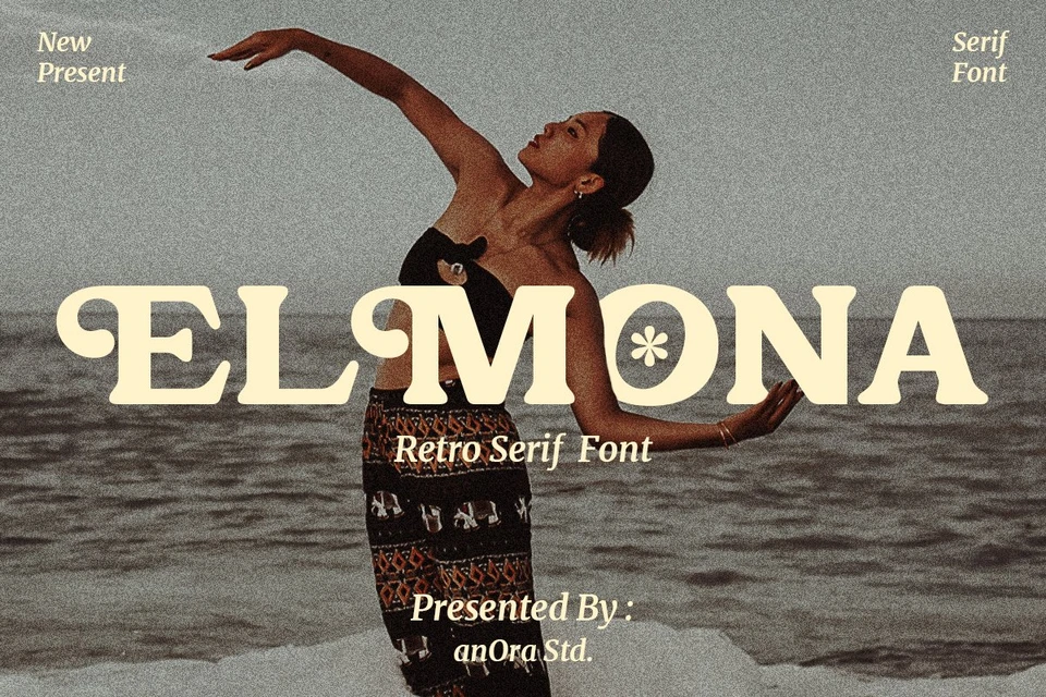 Elmona | Retro Serif Font