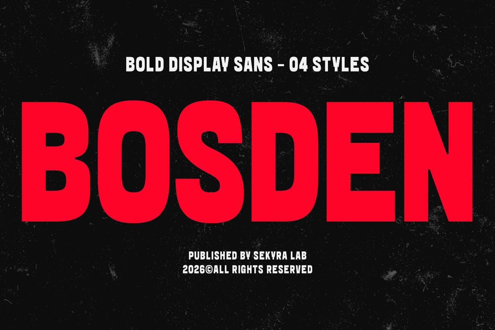 Bosden Font - Bold Display Sans — image 1