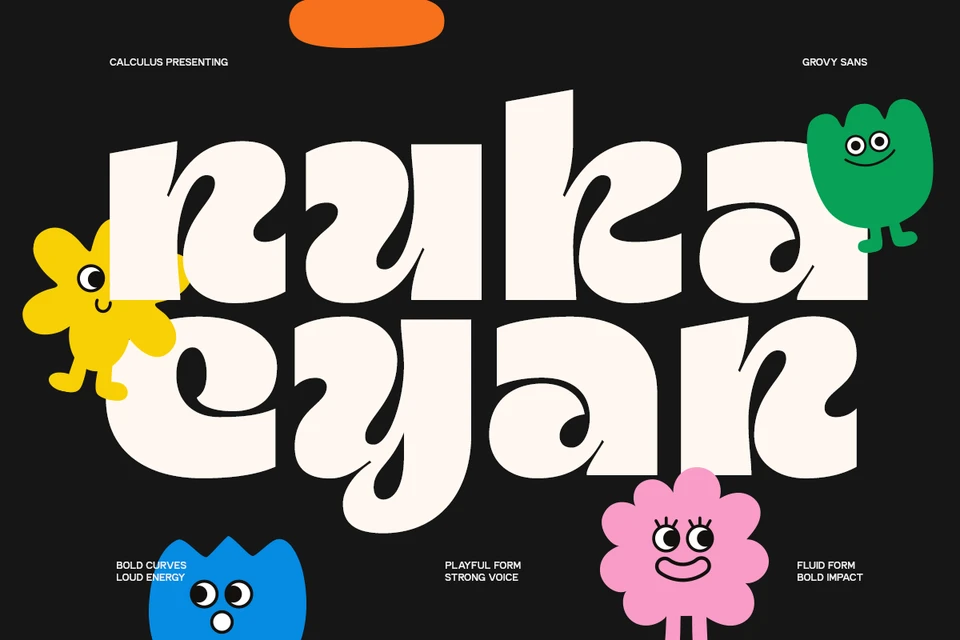 CC Nuka Cyan - Stylish Dsiplay Font