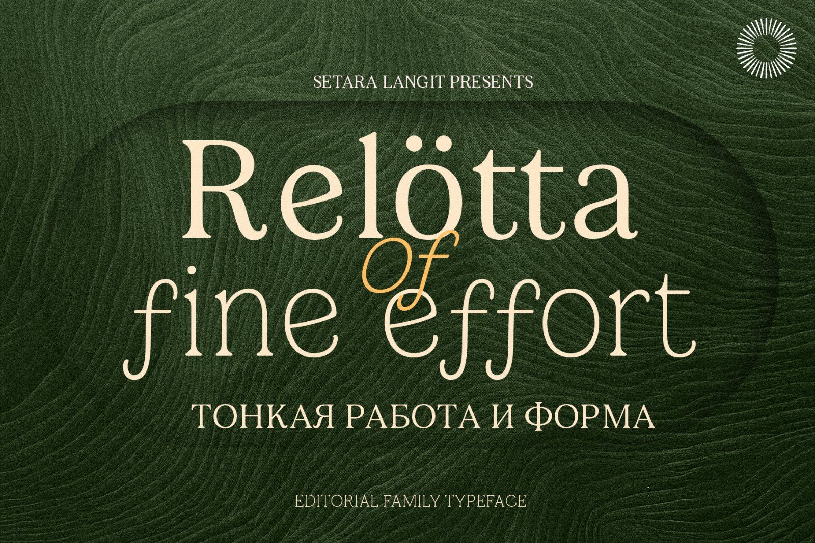 Relotta - Editorial Family Typeface — image 1
