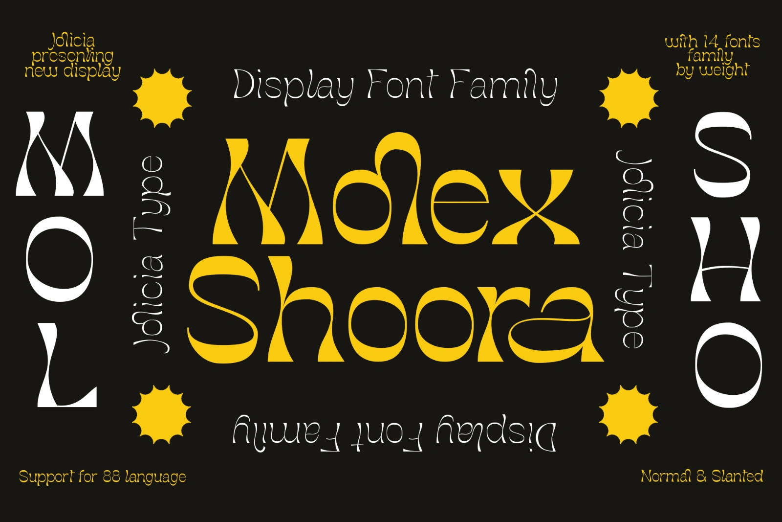 Molex Shoora | Reverse Contrast Font — image 1