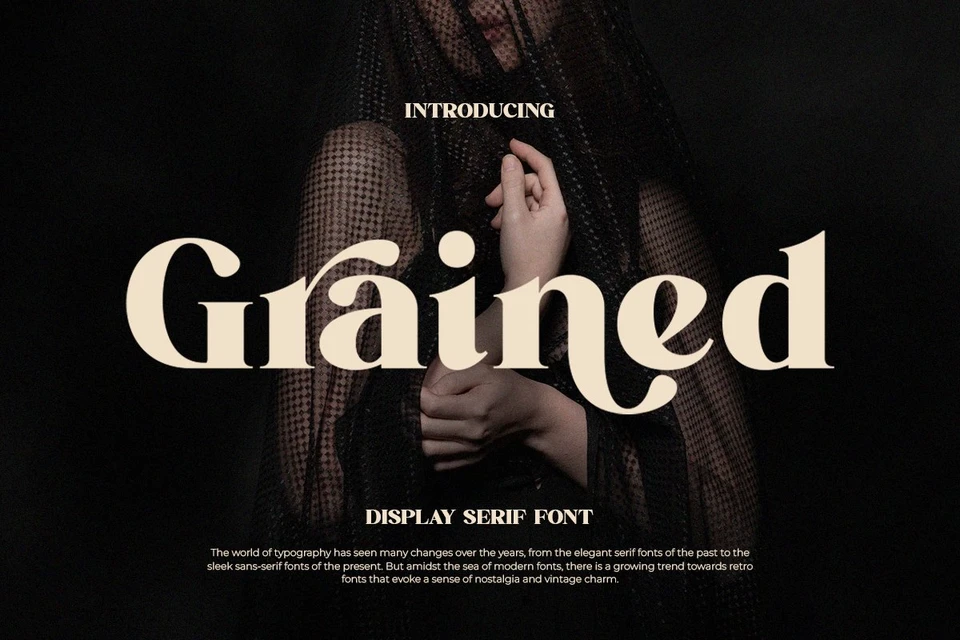 ET Grained - Display Serif Font