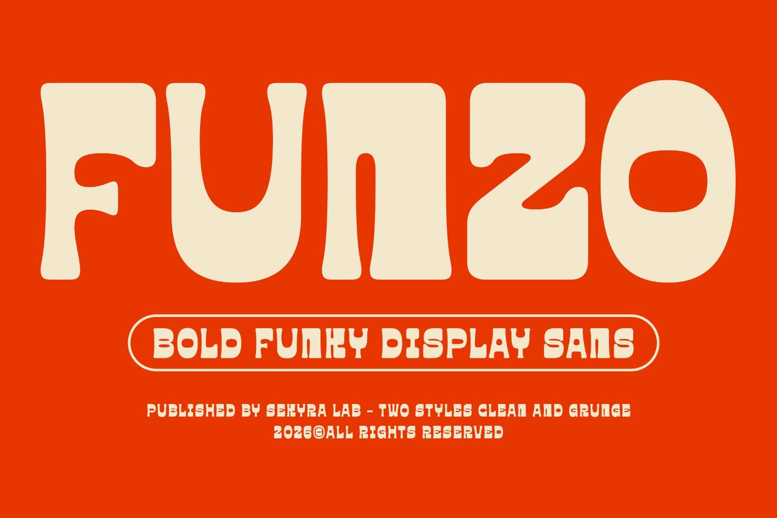 Funzo Font - Funky Bold Display — image 1