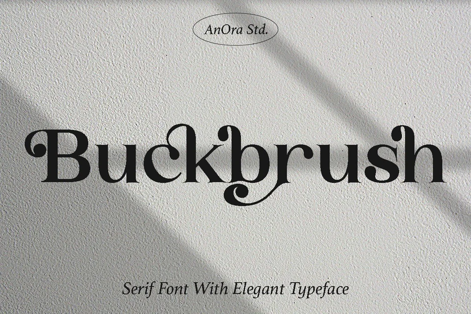 Buckbrush | Elegant Playful Serif