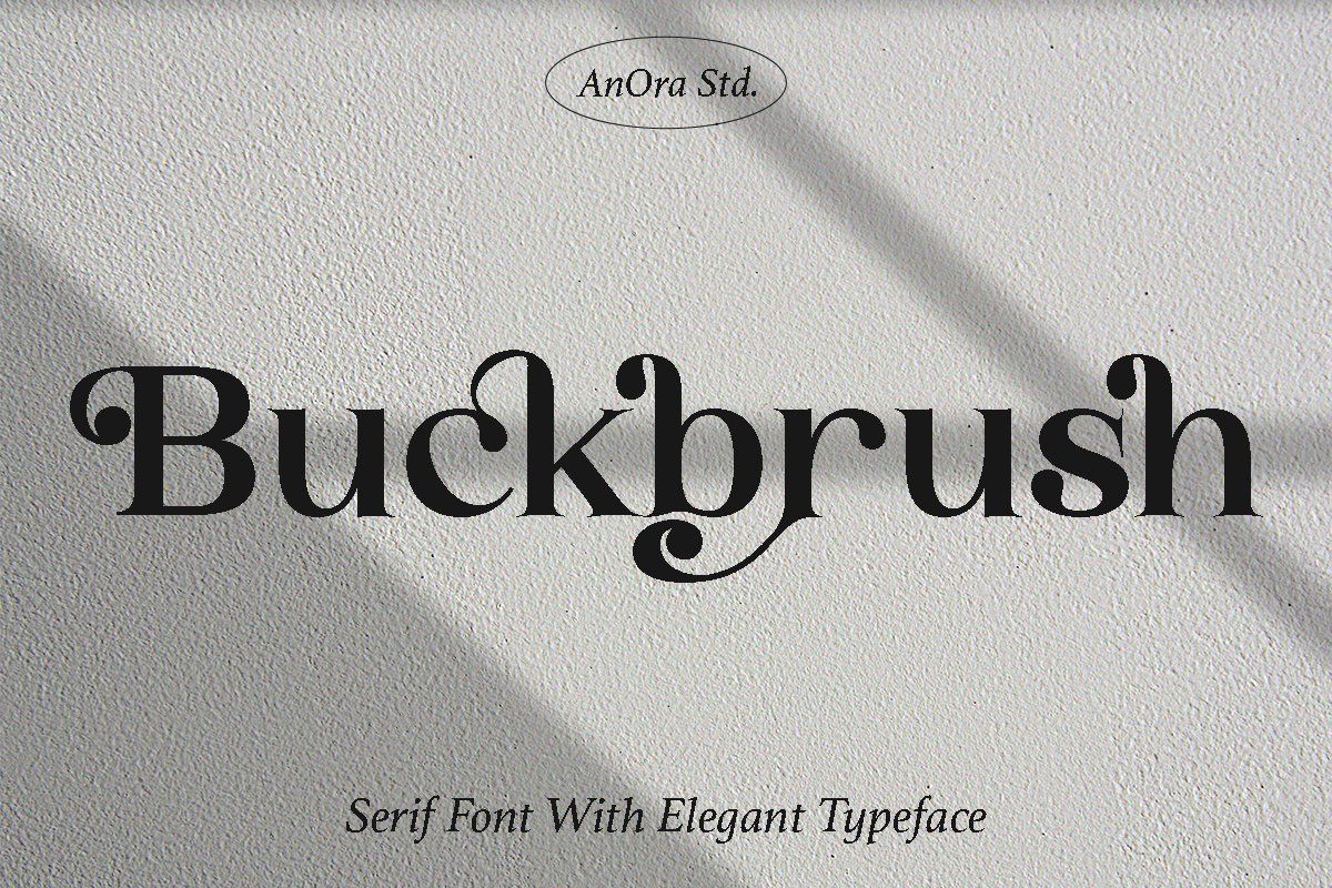Buckbrush | Elegant Playful Serif — image 1