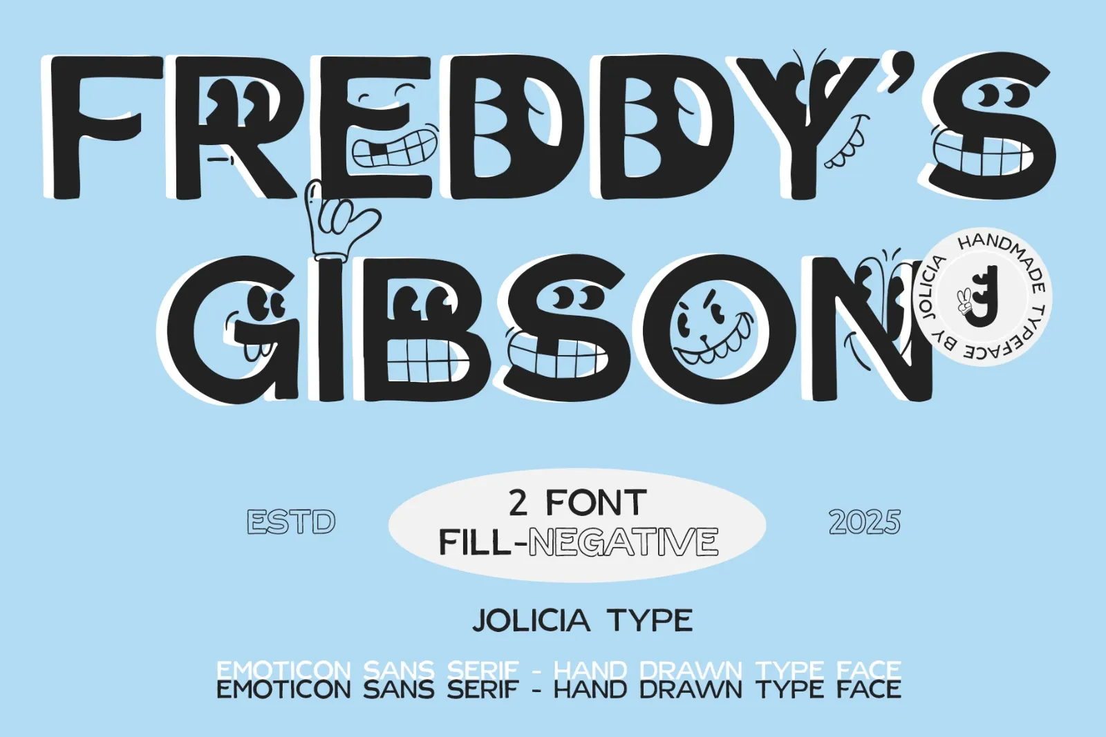 Freddy Gibson | Handmade Emoji Font — image 1