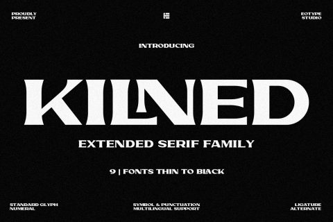 Kilned Family Font