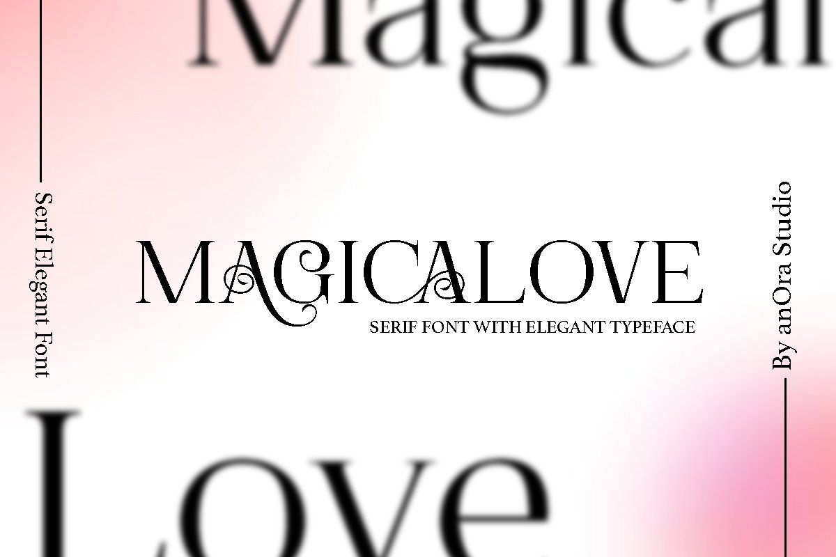 Magicalove | Romantic Serif Font — image 1