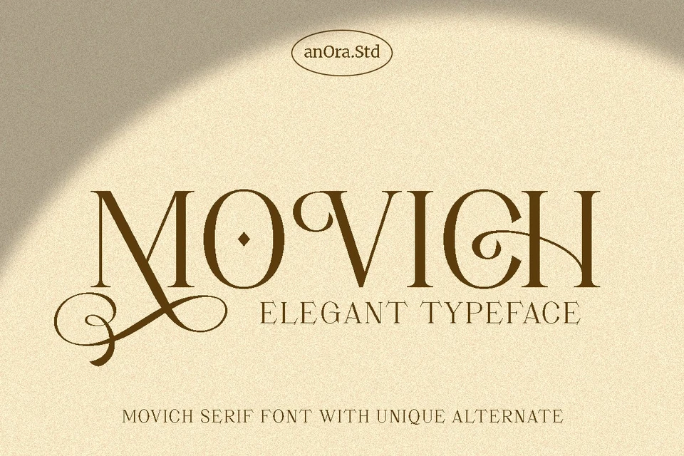 Movich | Uniquely Serif Font