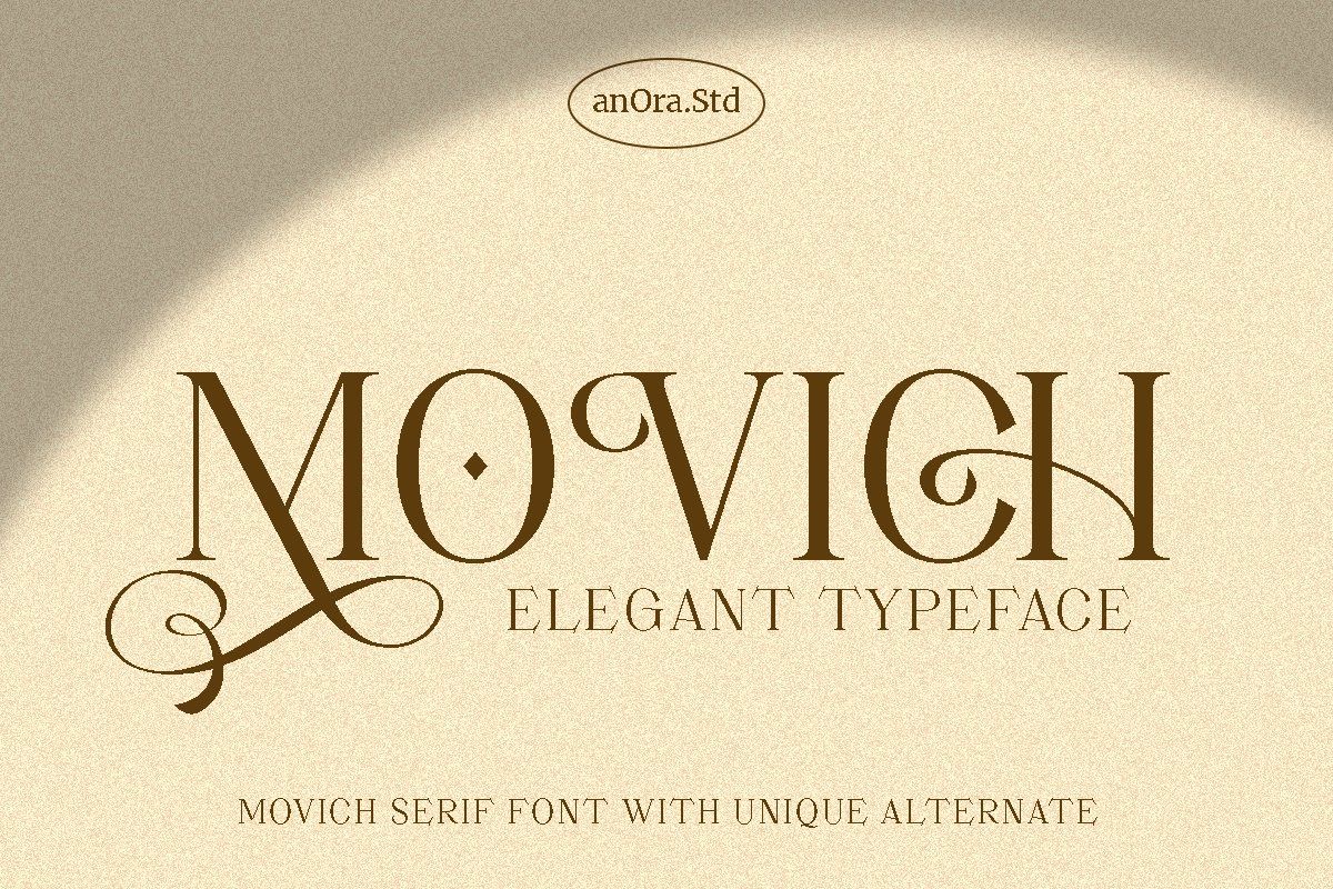 Movich | Uniquely Serif Font — image 1