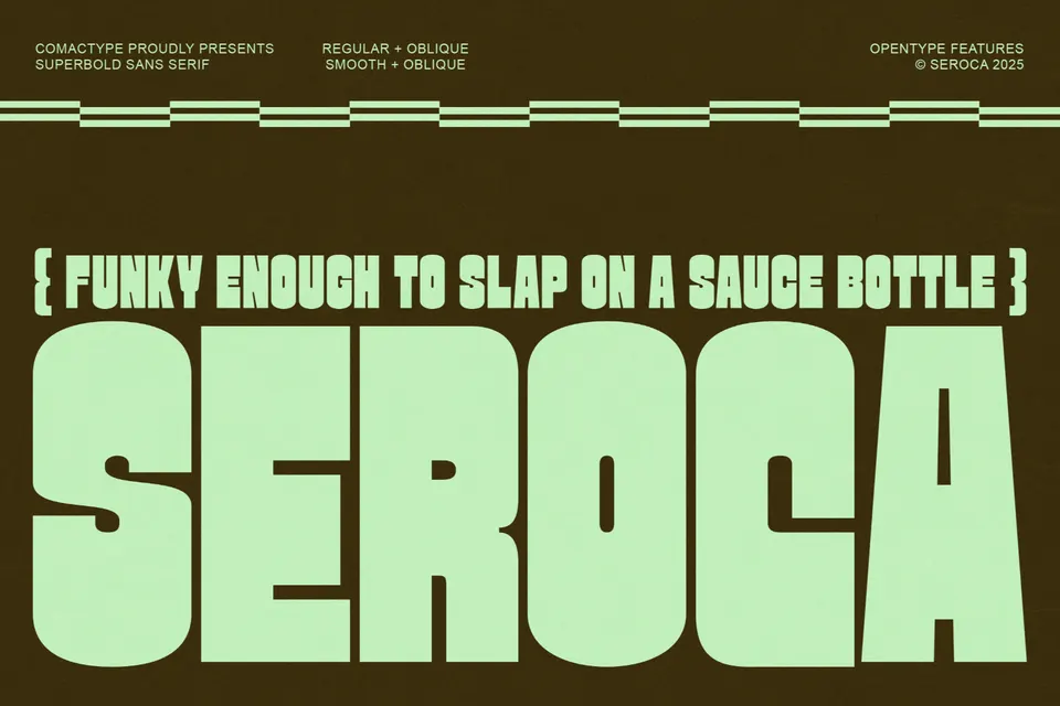 Seroca - A Funky Sans Serif