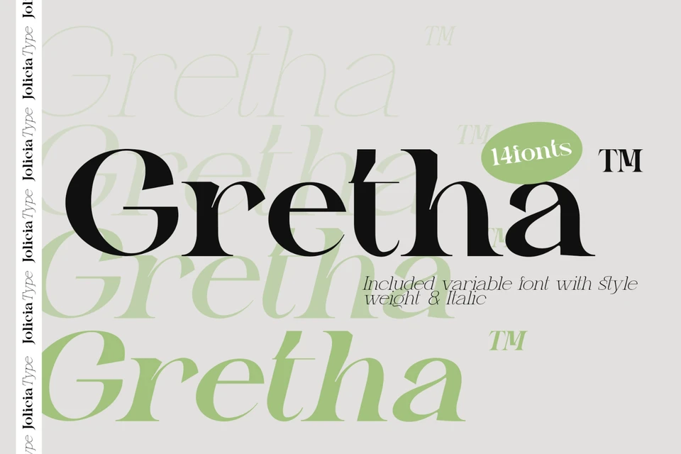 Gretha | Font Family