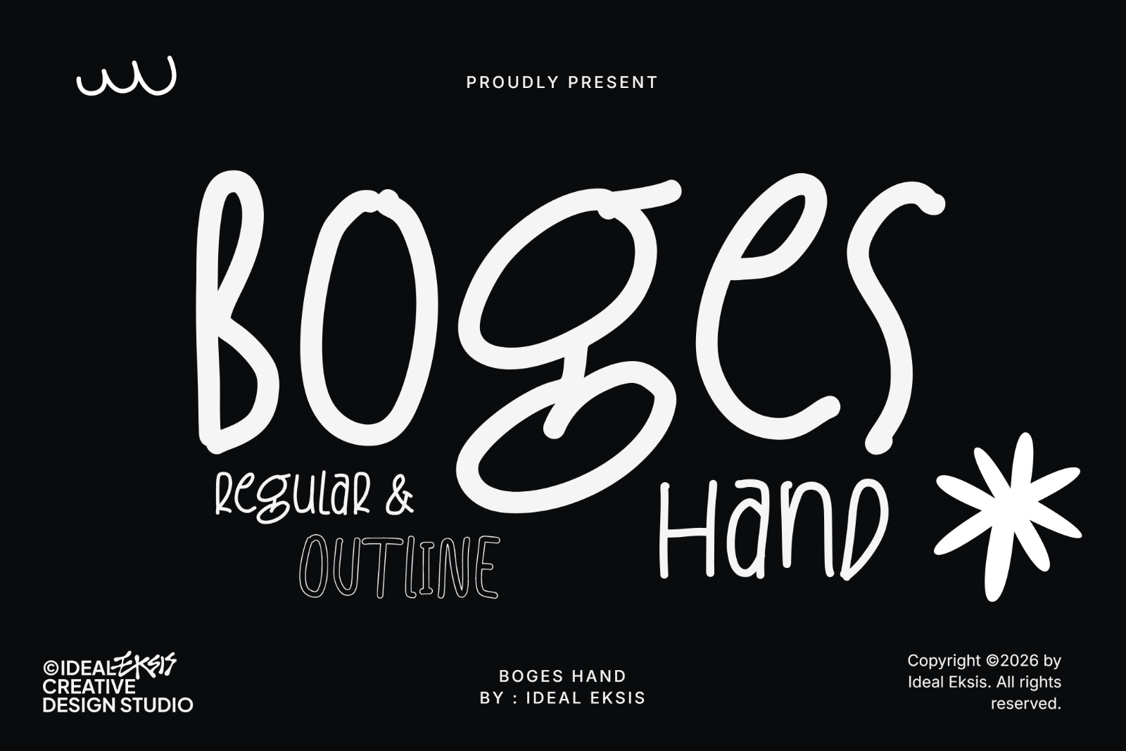 Boges Hand Playful Display Typeface — image 1