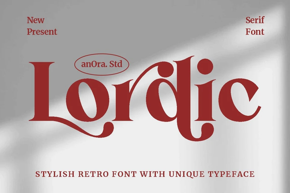 Lordic | Stylistic Retro Serif Font