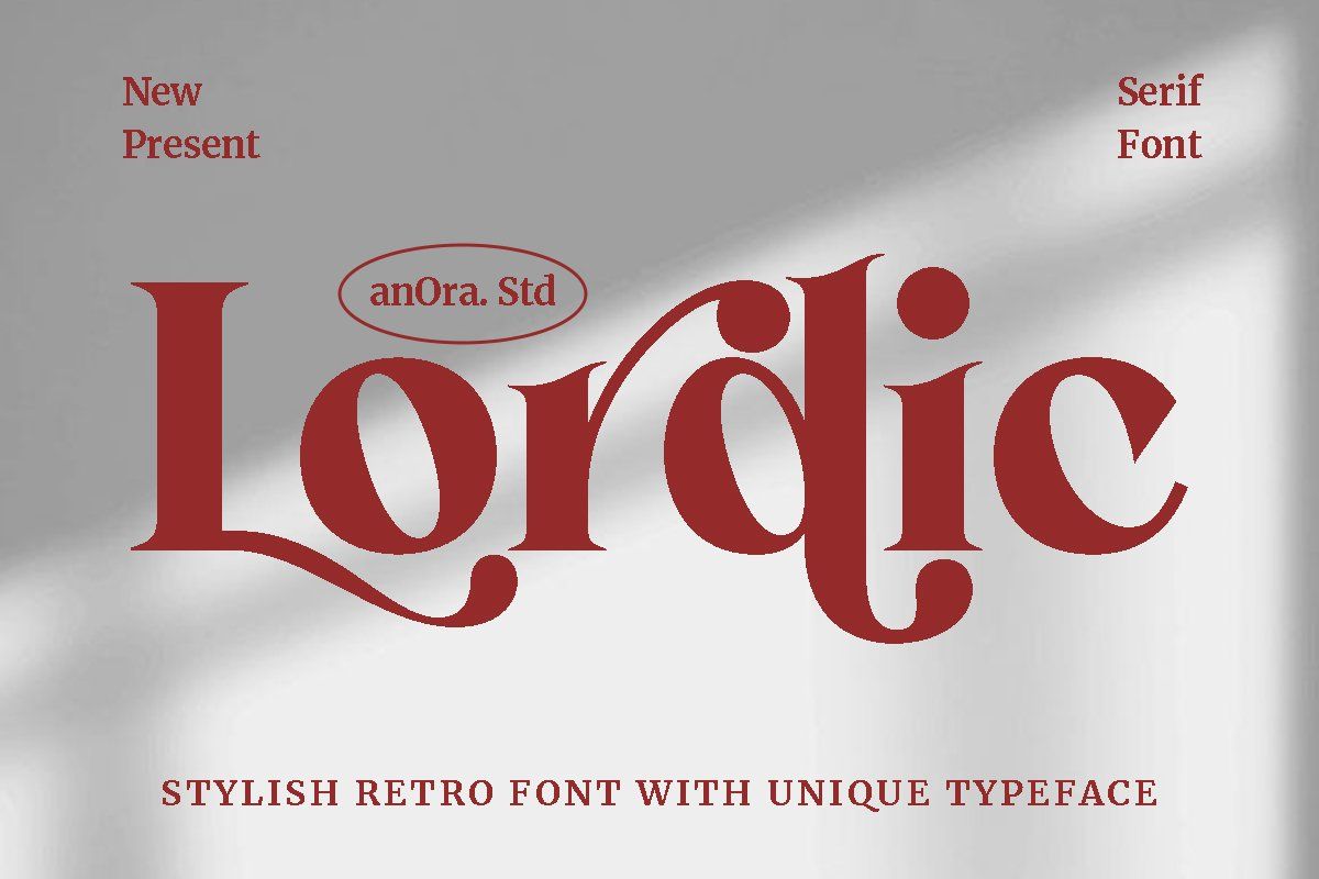 Lordic | Stylistic Retro Serif Font — image 1