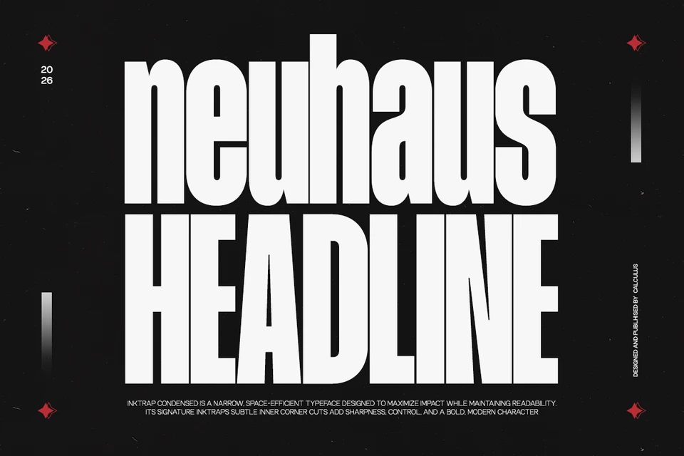 CC Neuhaus Headline — Modern Bold Condensed