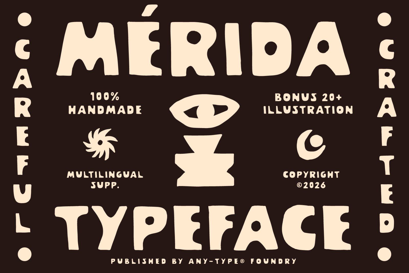 Merida – Handmade Display Typeface — image 1