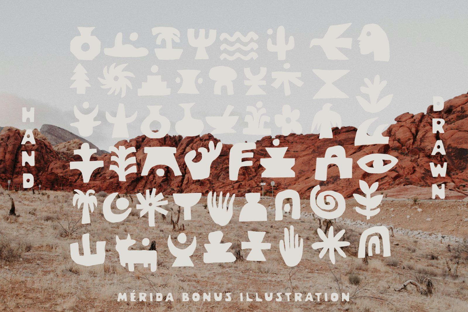 Merida – Handmade Display Typeface — image 10