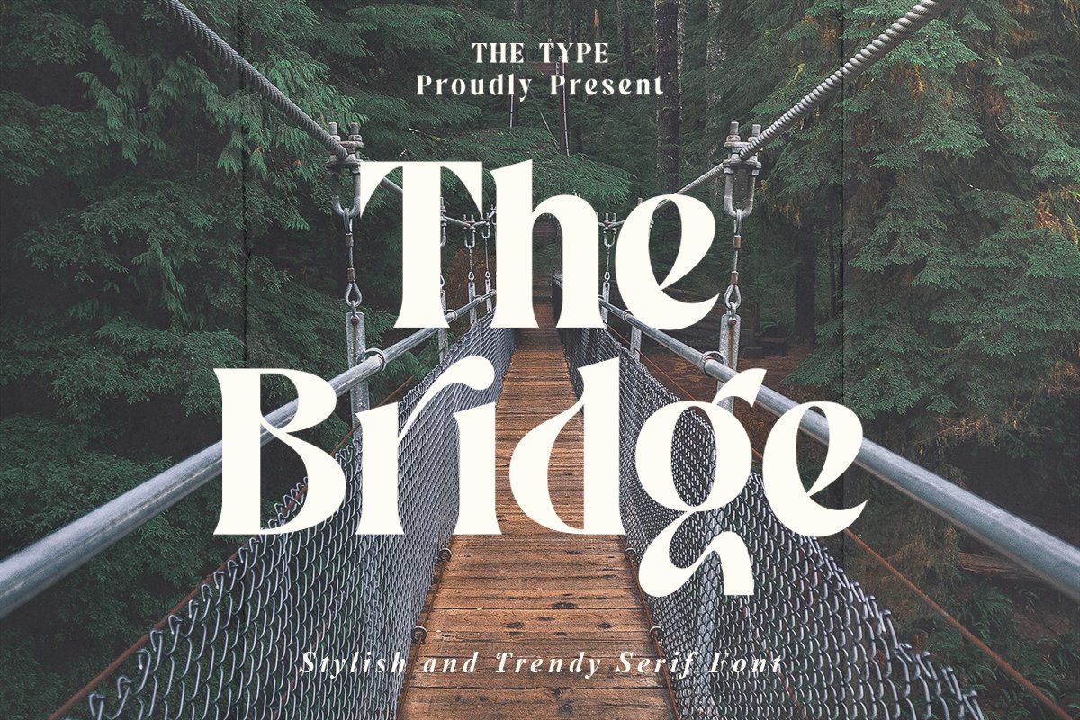 The Bridge | Stylish Trendy Serif — image 1