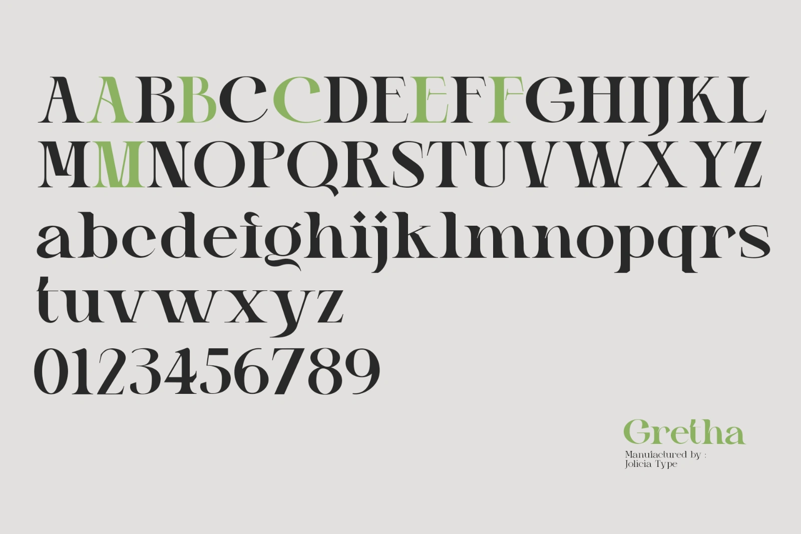 Gretha | Font Family — image 10