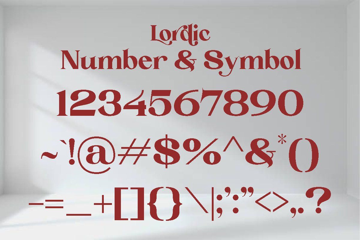 Lordic | Stylistic Retro Serif Font — image 10