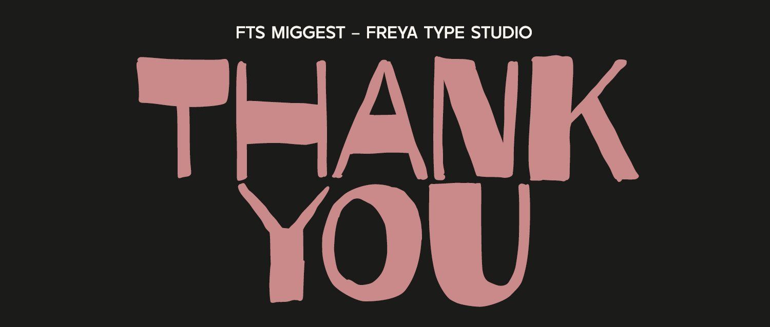 FTS Miggest - Raw Cut Display Typeface — image 12