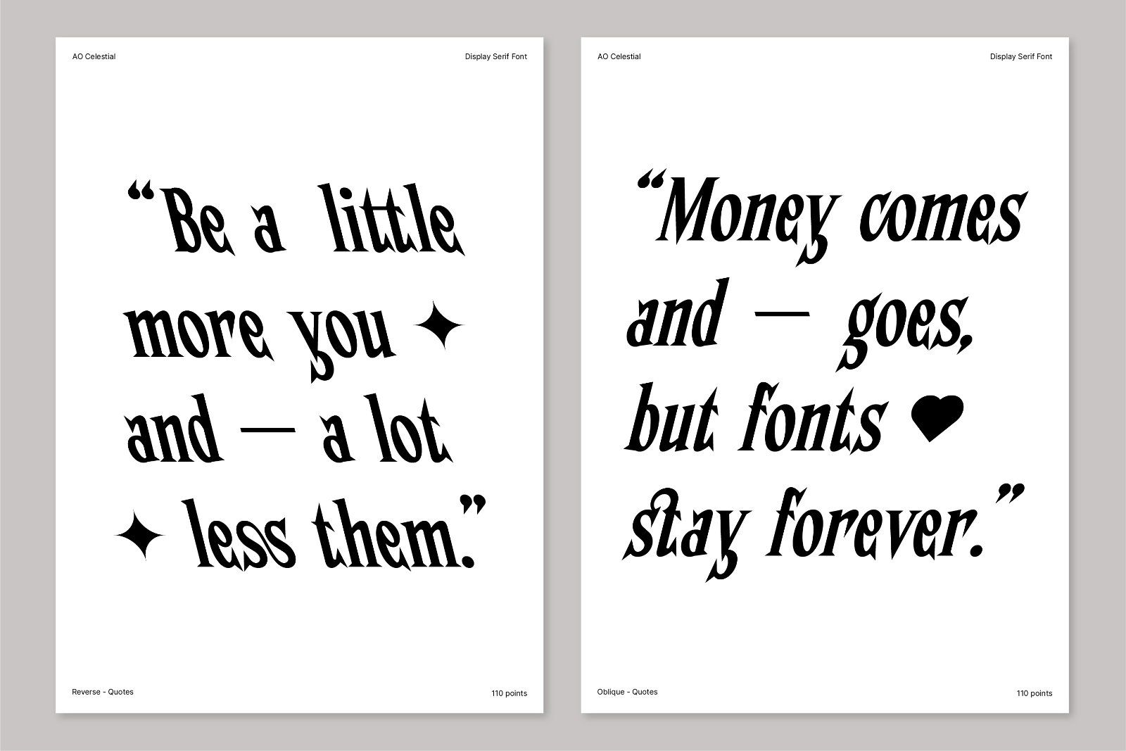 AO Celestial -  Stylish Display Font — image 14