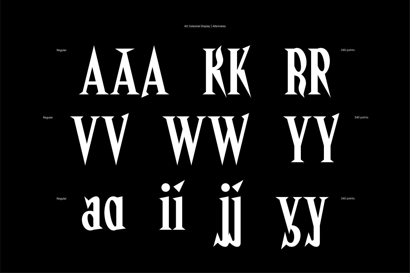 AO Celestial -  Stylish Display Font — image 15