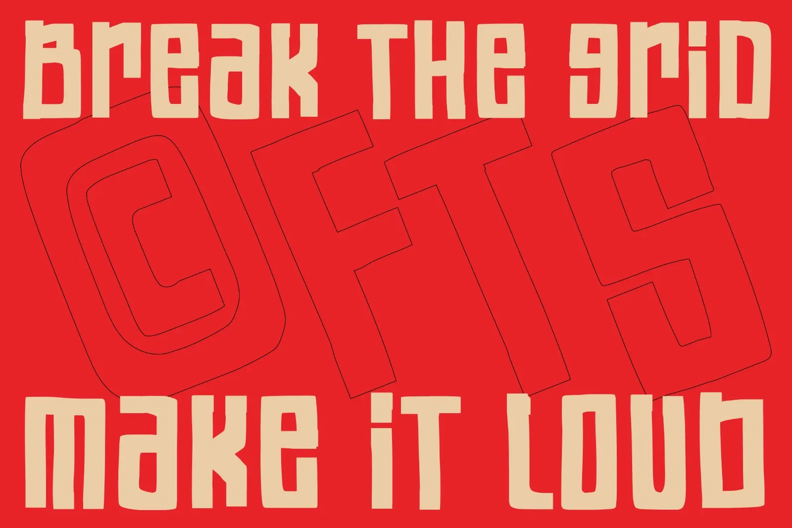 FTS Fotika - Raw Condensed Display Typeface — image 15