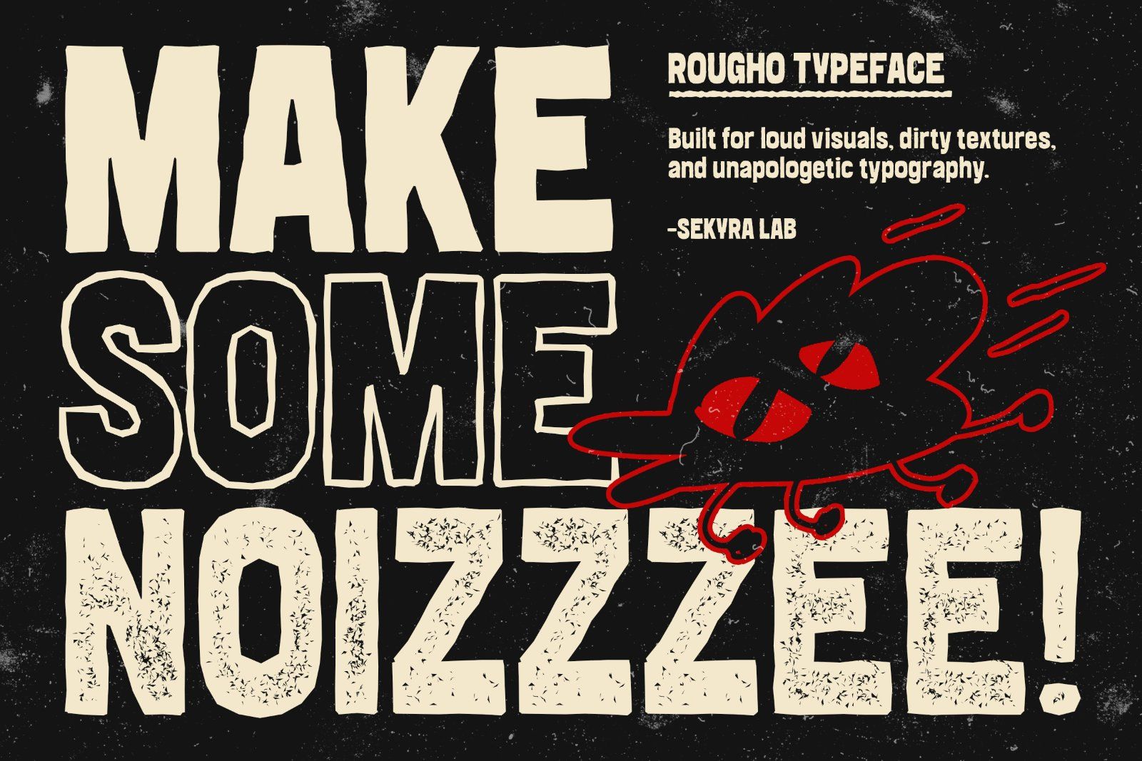 Rougho Font - Rough Distressed — image 10