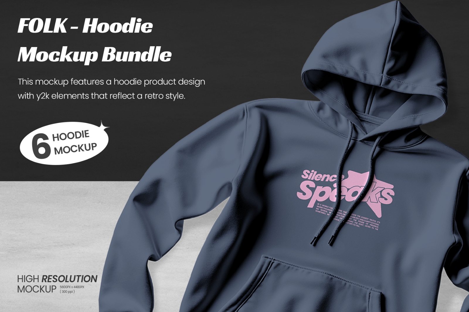 Folk Hoodie Mockup Bundle