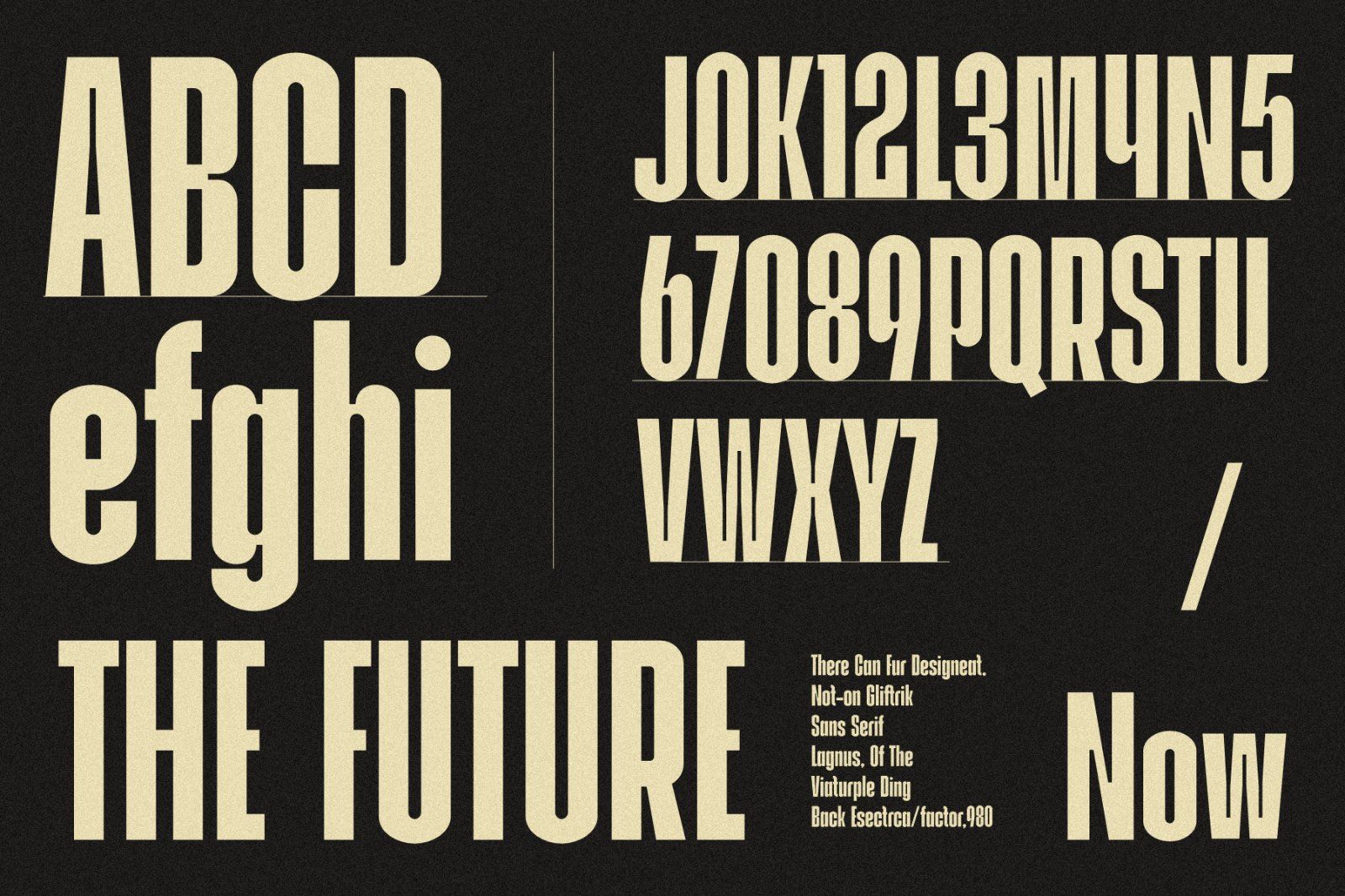 Gliftrik Font