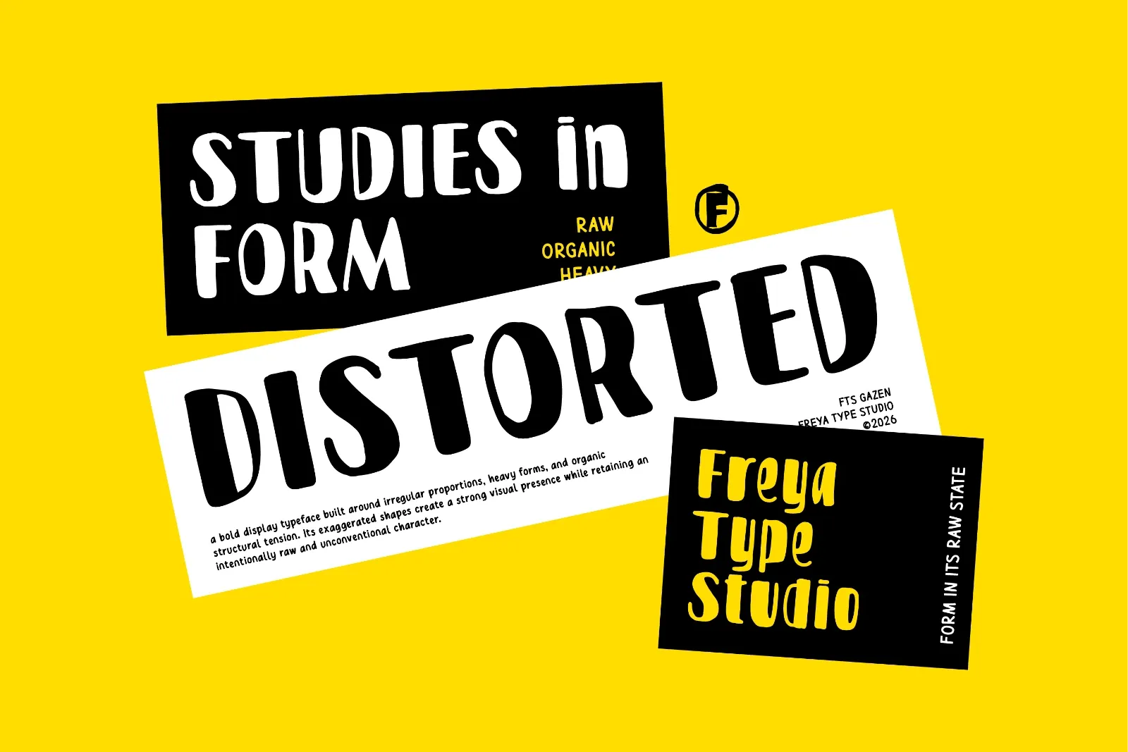 FTS Gazen - Raw Bold Display Typeface — image 2