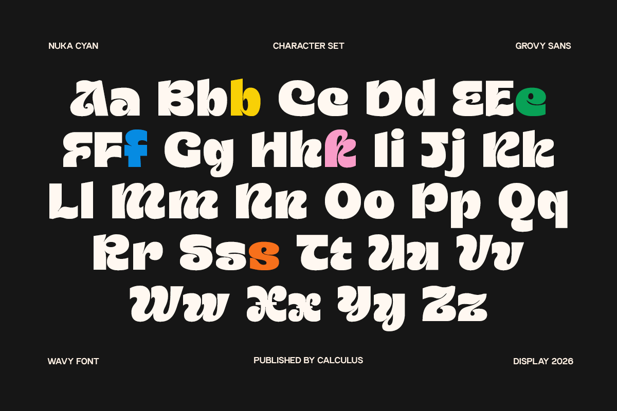 CC Nuka Cyan - Stylish Dsiplay Font — image 2