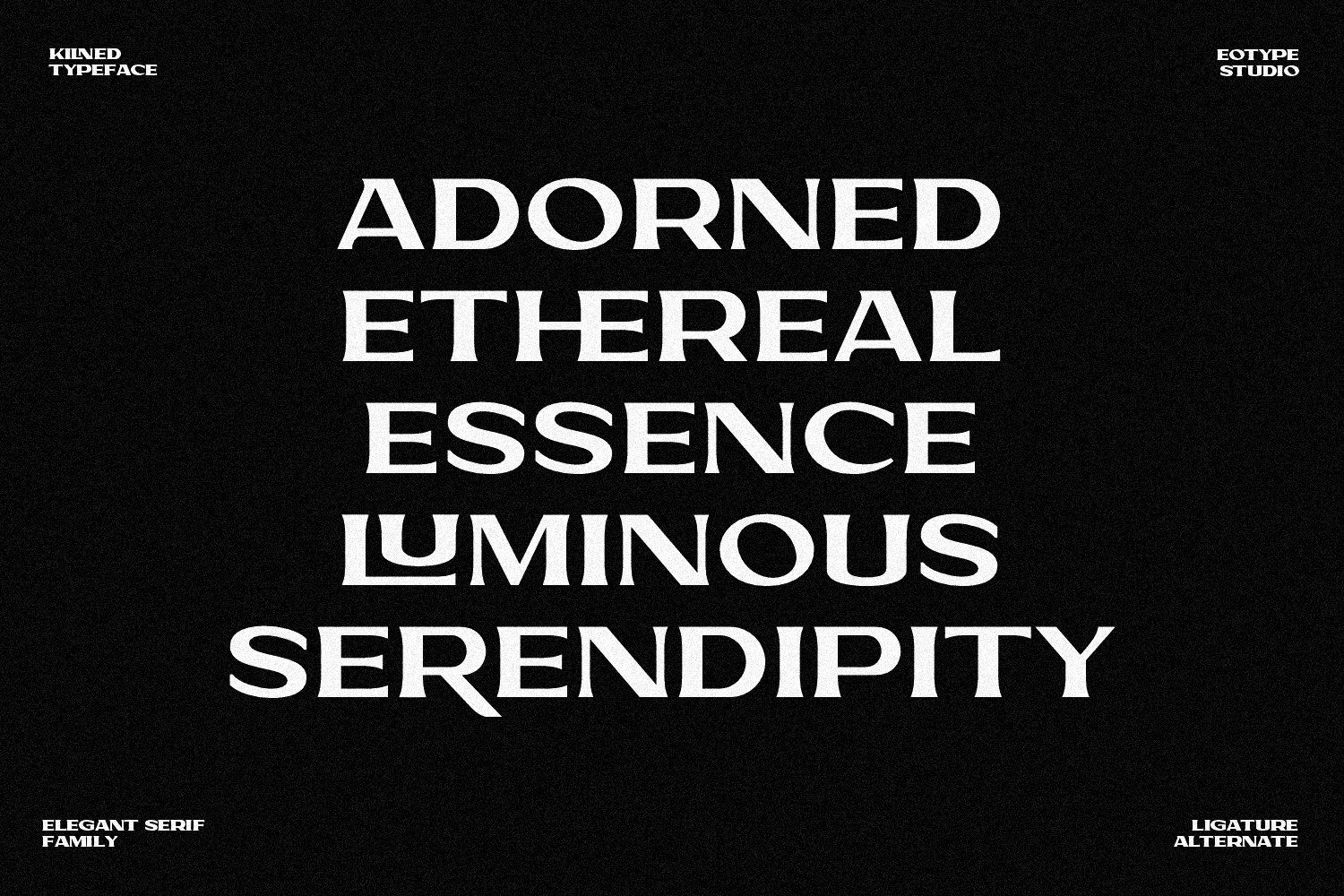 Kilned Family Font