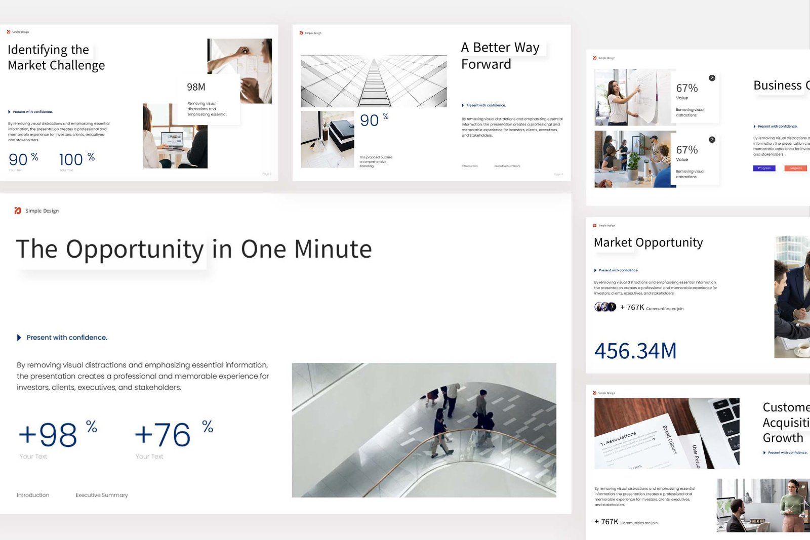 Minimalist Modern Pitch Deck — image 2