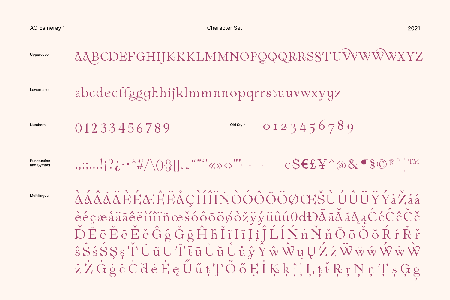 AO Esmeray - Classy Display Serif — image 2