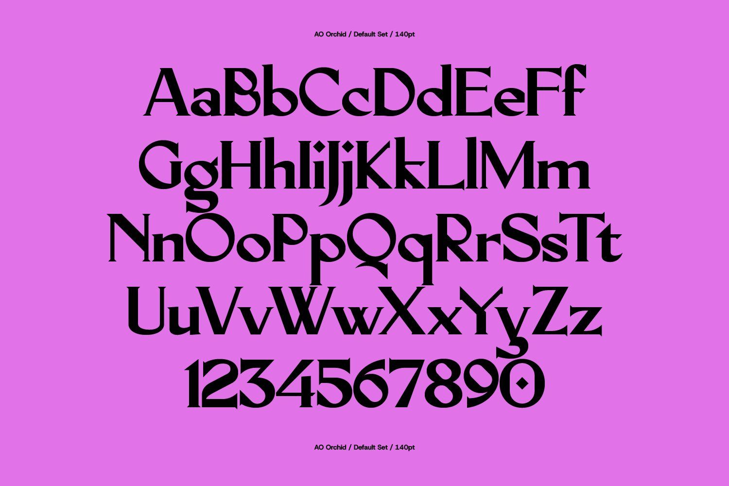 AO Orchid - Decorative Serif Typeface — image 2