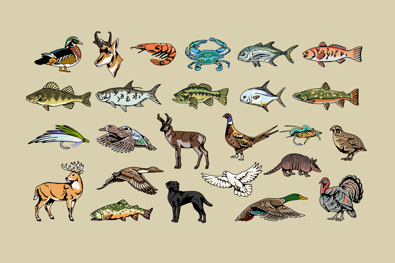 Animal Hunt Badge Collection — image 2