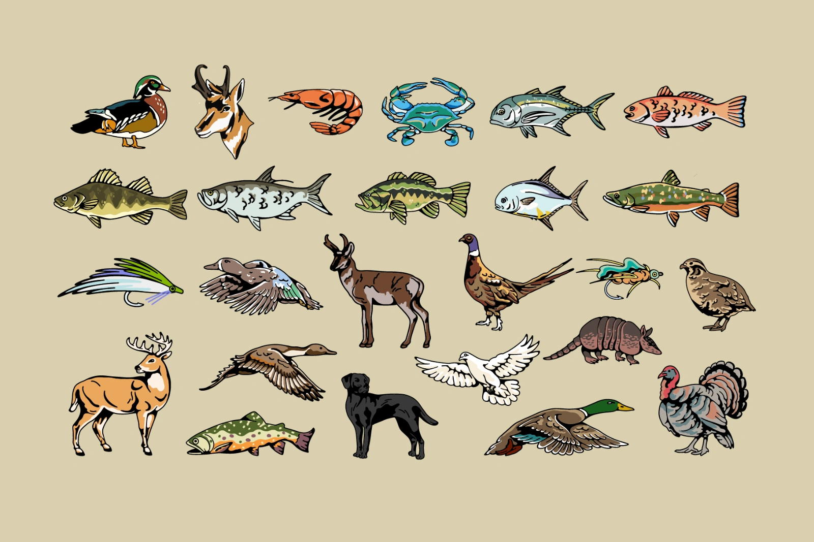 Animal Hunt Badge Collection — image 2