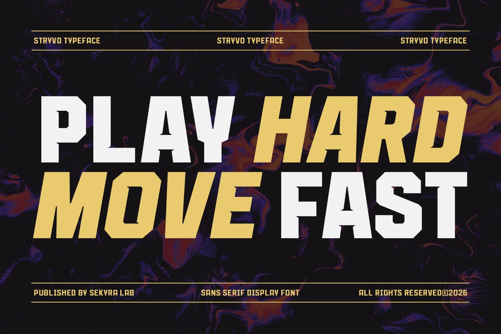 Stryvo Font Family - Sports — image 9